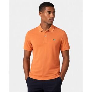 Lacoste Men's Regular-Fit Soft Touch Polo Shirt In Orange IY0 - Blossom Size M